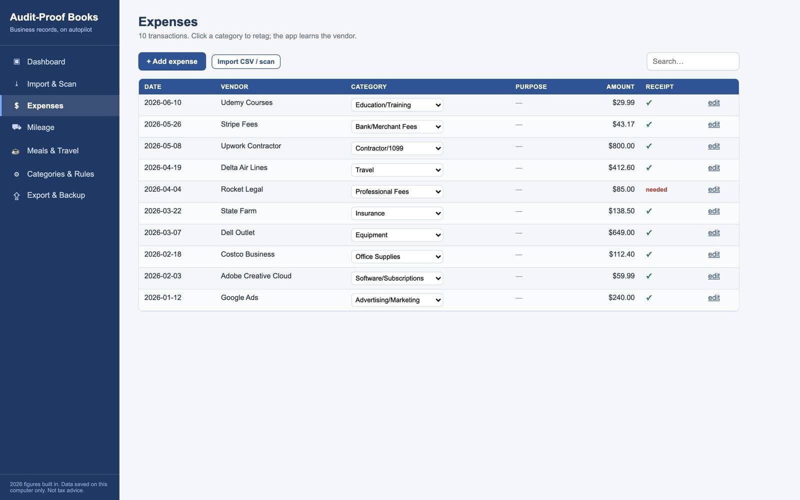 Categorized automatically — and it learns