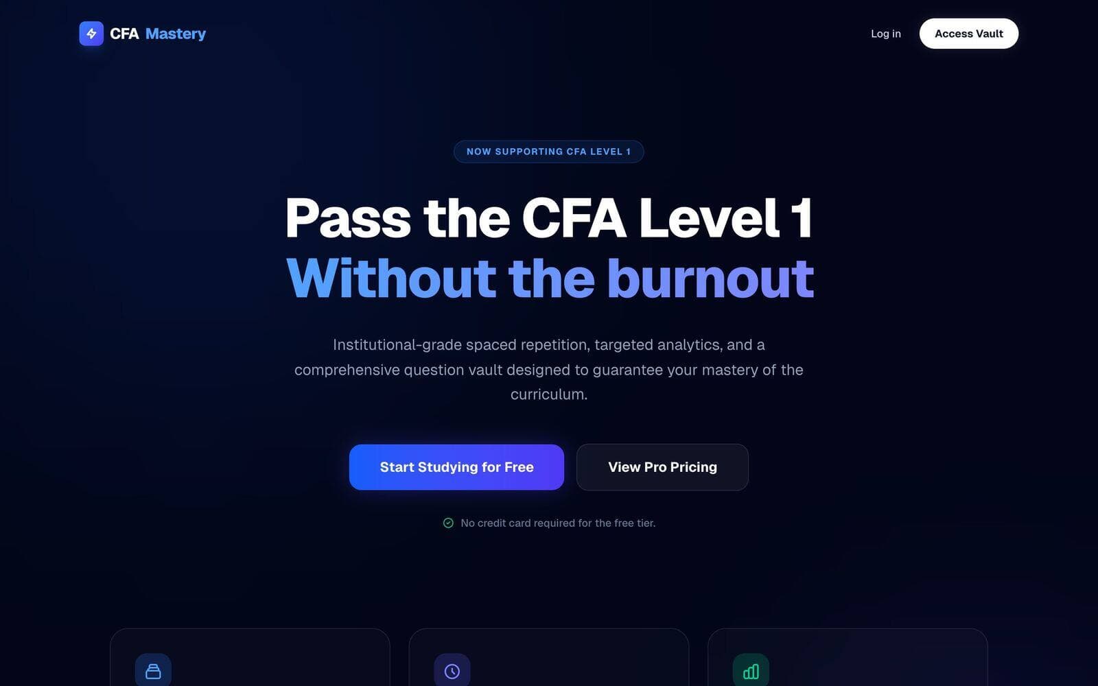 CFA Mastery screenshot