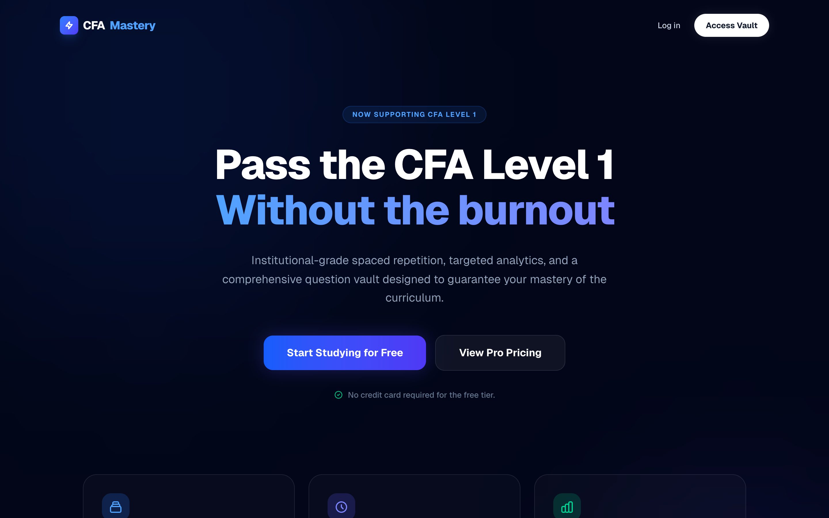 CFA Mastery screenshot